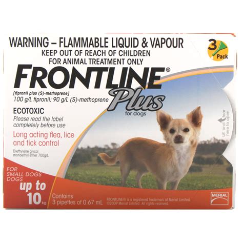 Frontline Plus For Dog Flea Treatment 3 Pack 1 10kg 3 Stone Vets Ltd