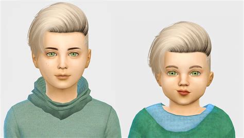Simiracle Ade`s Zayn Hair Retextured Sims 4 Hairs Toddler Hair