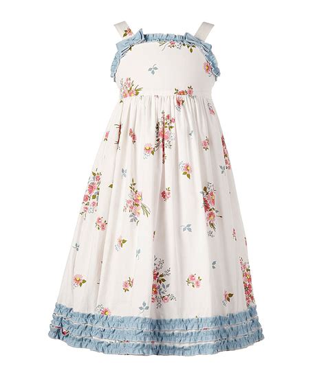 Laura Ashley London 2t Floral Printed Dress Little Girl Dresses