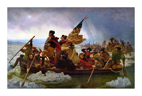 Washington Crossing The Delaware Gicleé On Canvas Or Paper — Vladimir