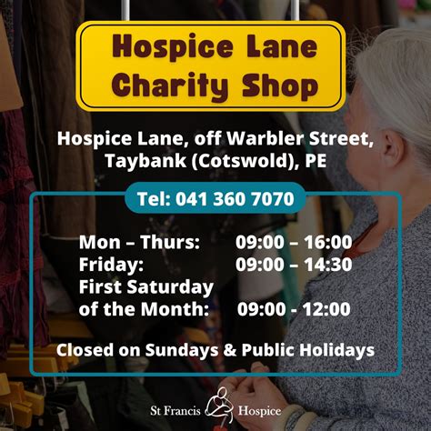 Did You Know That St Francis Hospice Port Elizabeth Has Two Charity Shops In Pe And One In