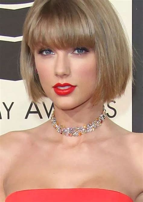 Gorgeous Star Taylor Swift Showed Off Her Trendy Short Bob Hair With