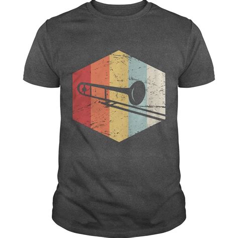 Retro Vintage Trombone T Shirt By Gakpie Retro
