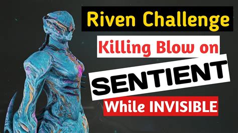 Catch one fish mine one gem or metal and kill one enemy in 30 seconds. Killing Blow on Sentients Without Taking Damage | While Invisible 2019 Warframe Riven Challenge ...