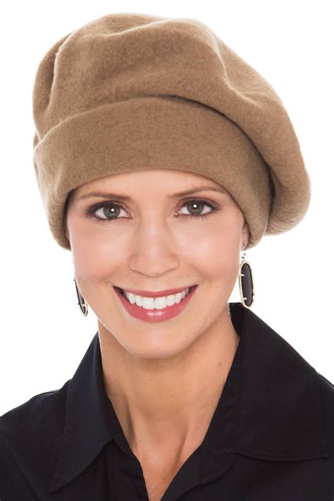 Cuffed Winter Wool Beret Winter Hats For Women