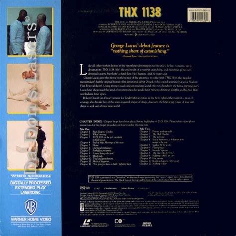 Thx 1138 Laserdisc Rare Laserdiscs Widescreen Editions