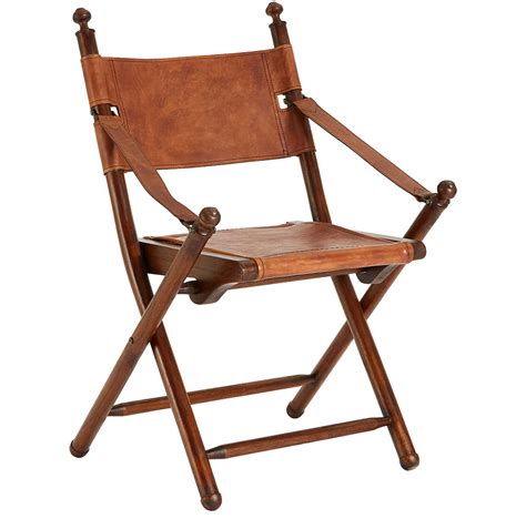 Great savings & free delivery / collection on many items. Brown Leather Directors Chair|Directors Chair UK - Candle ...