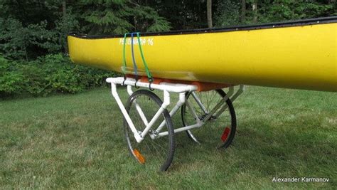 Build Your Own Canoe Dolly Canoe Canoe Cart Kayak Fishing Diy