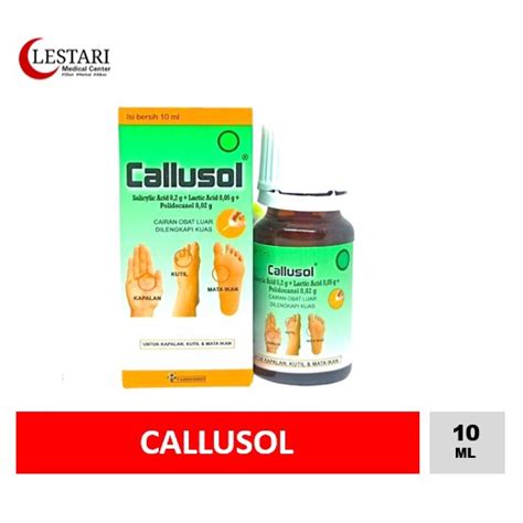 Jual Callusol Obat Kutil Mata Ikan Kapalan 10ml Shopee Indonesia