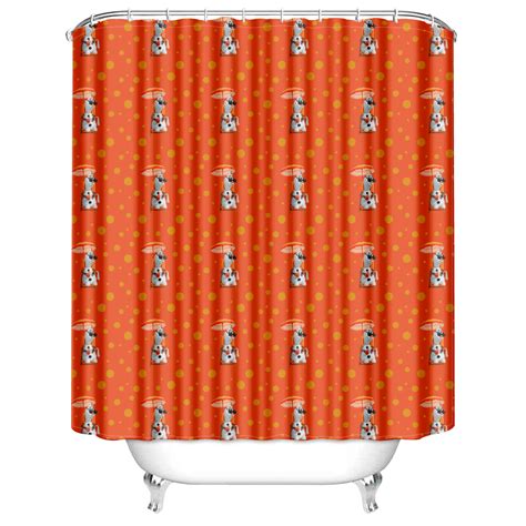 Frozen Shower Curtain Liner Cartoon Print Home Decor Curtain With Hooks Water Proof Curtains For
