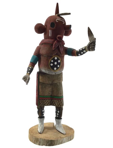 Lot Native American Mudhead Kachina Doll
