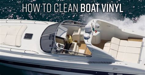 The marine environment is quite challenging, so your boat. How to Clean Boat Vinyl - Simple Green