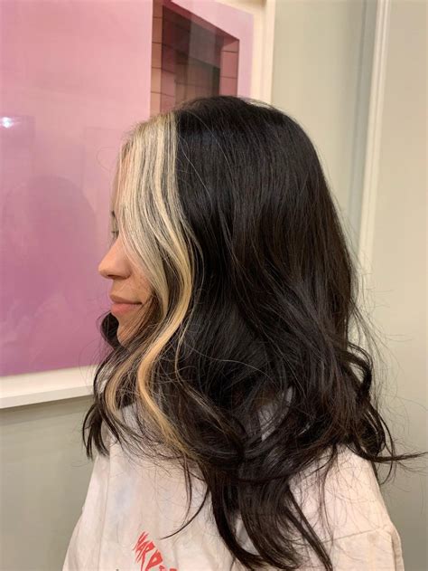 Hair streaks on guys aren't as good looking on girls, but it really all depends on what hair colour you have, maybe something contrasty i:e blonde or brown with red or teal or black with blonde. Pin on Hair Inspo