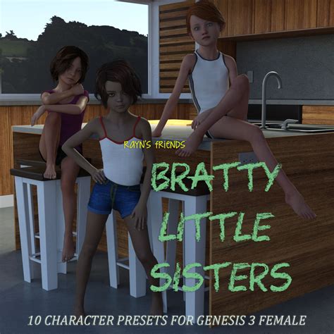 Rayns Friends Bratty Little Sisters Daz3d下载站