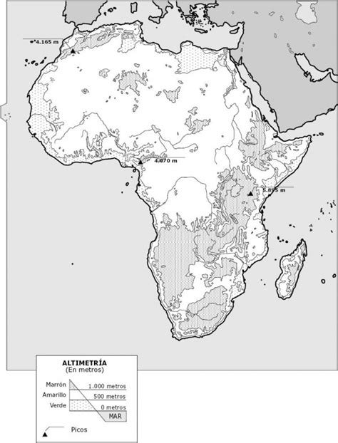 Dibujos De Mapas De Africa Y Paises Para Colorear Colorear Imágenes