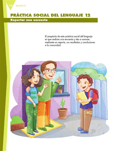 Los siguientes textos son fragmentos de cuentos. Reportar una encuesta - Bloque IV - Lección 12 ~ Apoyo Primaria