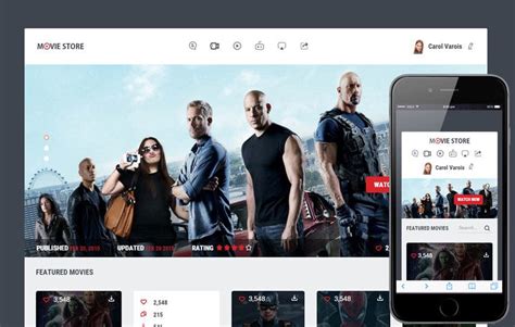 Movie Store Entertainment Website Template - W3Layouts