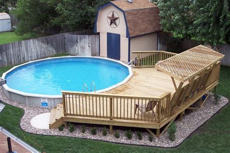24 Round Above Ground Pool Decks 1000 Images About Outdoors On