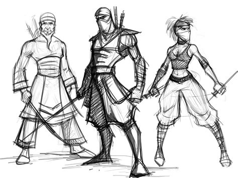 Windows xp mp3 player of choice: ninja poses - Google Search | Female drawing, Warrior pose ...