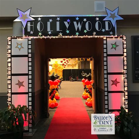 Hollywood entrance decor | Hollywood party decorations, Hollywood birthday parties, Hollywood 