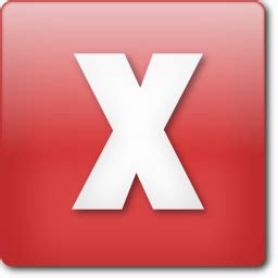 X icon free download as PNG and ICO formats, VeryIcon.com