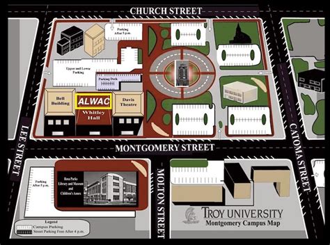 Troy University Dothan Campus Map Map Of World