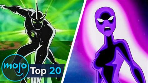 Top 20 Most Powerful Ben 10 Aliens Go It