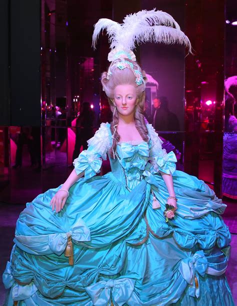 Wax Figure Of Marie Antoinette Located At The Musée Grévin In Paris