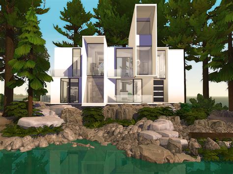 Modern Minimalistic Home No Cc The Sims 4 Catalog