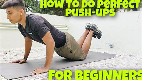 Push Ups For Beginner How To Do Push Ups For Beginners Form And Technique Youtube