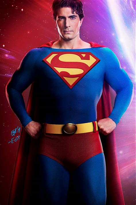 Superman Brandon Routh Classic Suit Edit By Kyomusha On Deviantart