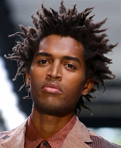The hairstyle is very modern and represents the style of today. consumenten: Ideal Hairstyles for Black Men 2013