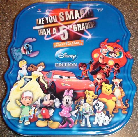 Are You Smarter Than A 5th Grader Disney Edition Card Game Board Game