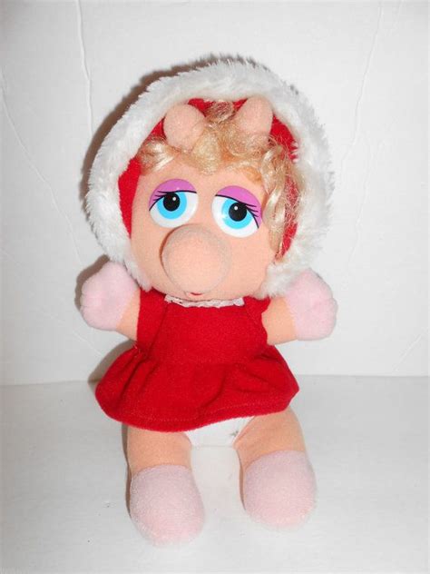 Baby Miss Piggy Plush Toy Jim Henson The Muppets Vintage Etsy Piggy