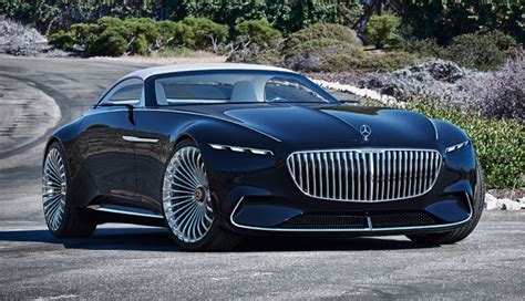 Elektroauto Luxus Vision Mercedes Maybach Cabriolet Bilder Video