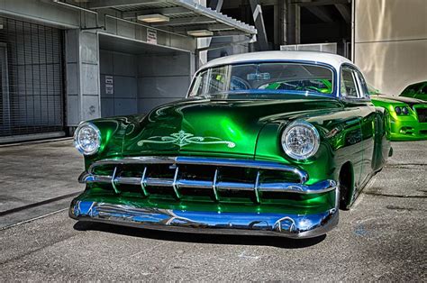 Candy Green 54 Chevy Custom Sema 2013 Custom Cars Paint Old