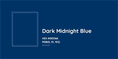 About Dark Midnight Blue Color Meaning Codes Similar Colors