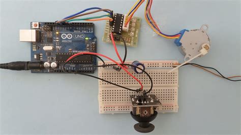 Stepper Motor Control With Arduino And Joystick Simple Circuit