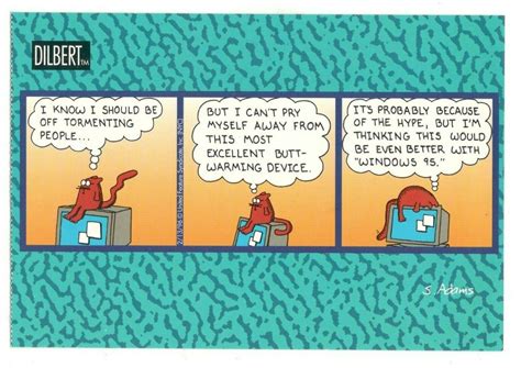 Dilbert Comic Strip Unused 45 X 65 Postcard Scott Adams Art Pb3 N