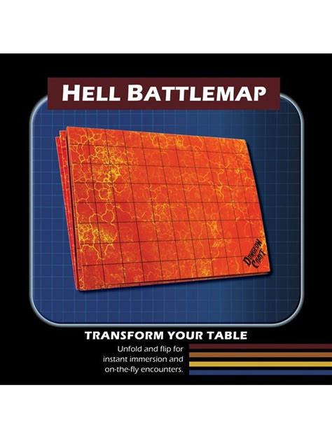 Dungeon Craft Battle Map Hell Pack