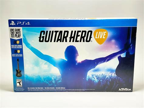 Brand New In Box Playstation 4 5 Ps4 Ps5 Guitar Hero Live Bundle Guitar Game Strap