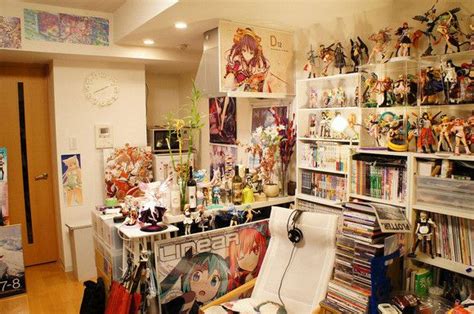 the greatest anime room ever anime otaku room japanese bedroom kawaii room