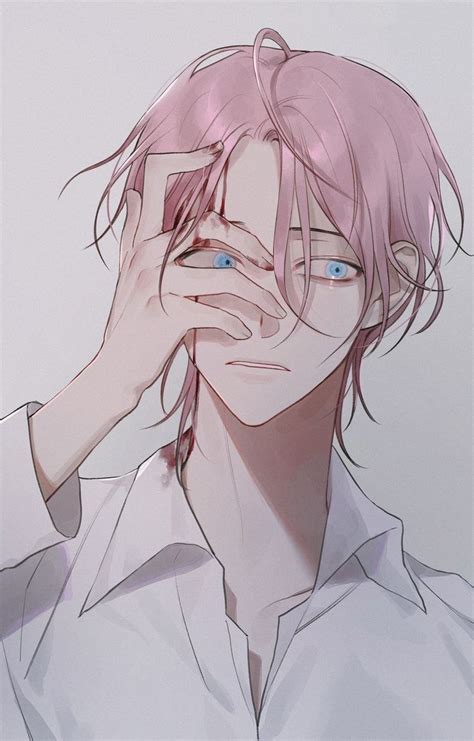 Handsome Anime Boy Pink Hair Anime Wallpaper Hd