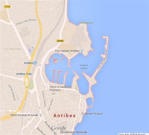 Where Is Antibes On Map France