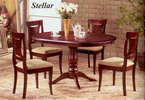 Shop wayfair for all the best mahogany kitchen & dining chairs. Mahogany Finish Modern Oval Dining Table w/Optional Chairs