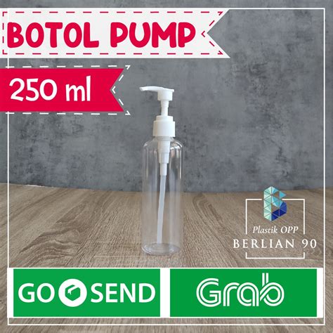 Botol Pump 250ml Tebal Botol Hand Sanitizer 250 Ml Botol Body Lation