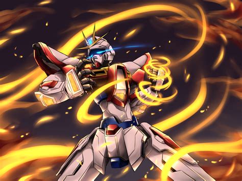 Build Burning Gundam By Pinguin Kotak On Deviantart Gundam Gundam