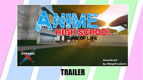 Anime High School ~ Roblox Trailer Youtube
