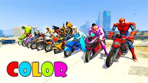 Download 7,600+ royalty free motorcycle cartoon vector images. COLOR MotorCycles with superhero Jump in big Boat 3D ...