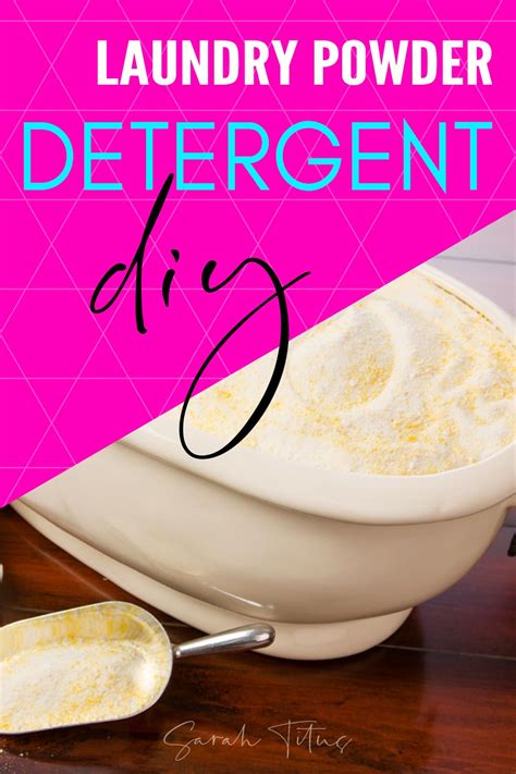 Make Your Own Cost Effective Powder Laundry Detergent With Essential